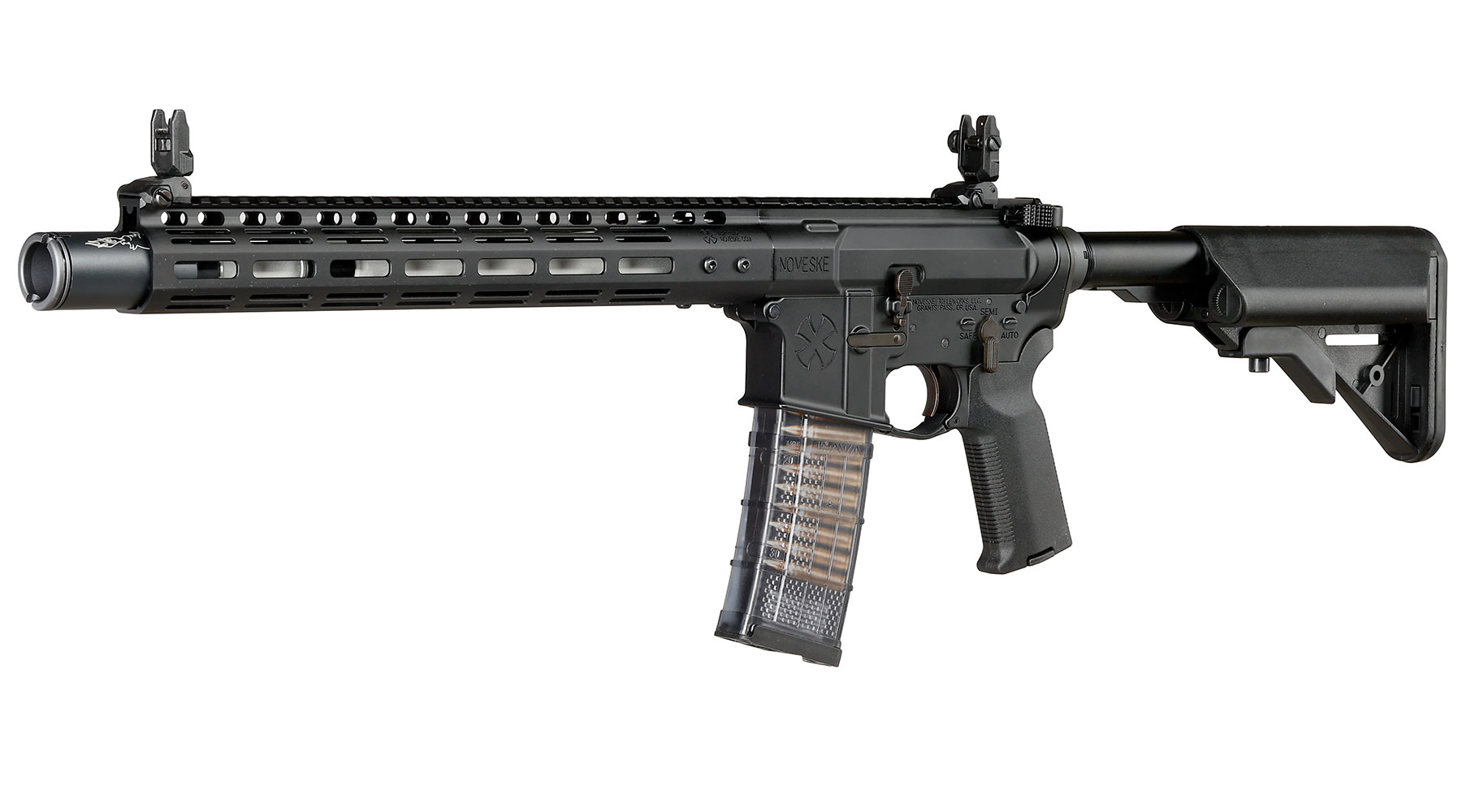 EMG / Cyma Noveske N4 12,5 Zoll GEN3 Vollmetall CGS T8-System Gas-Blow-Back 6mm BB schwarz