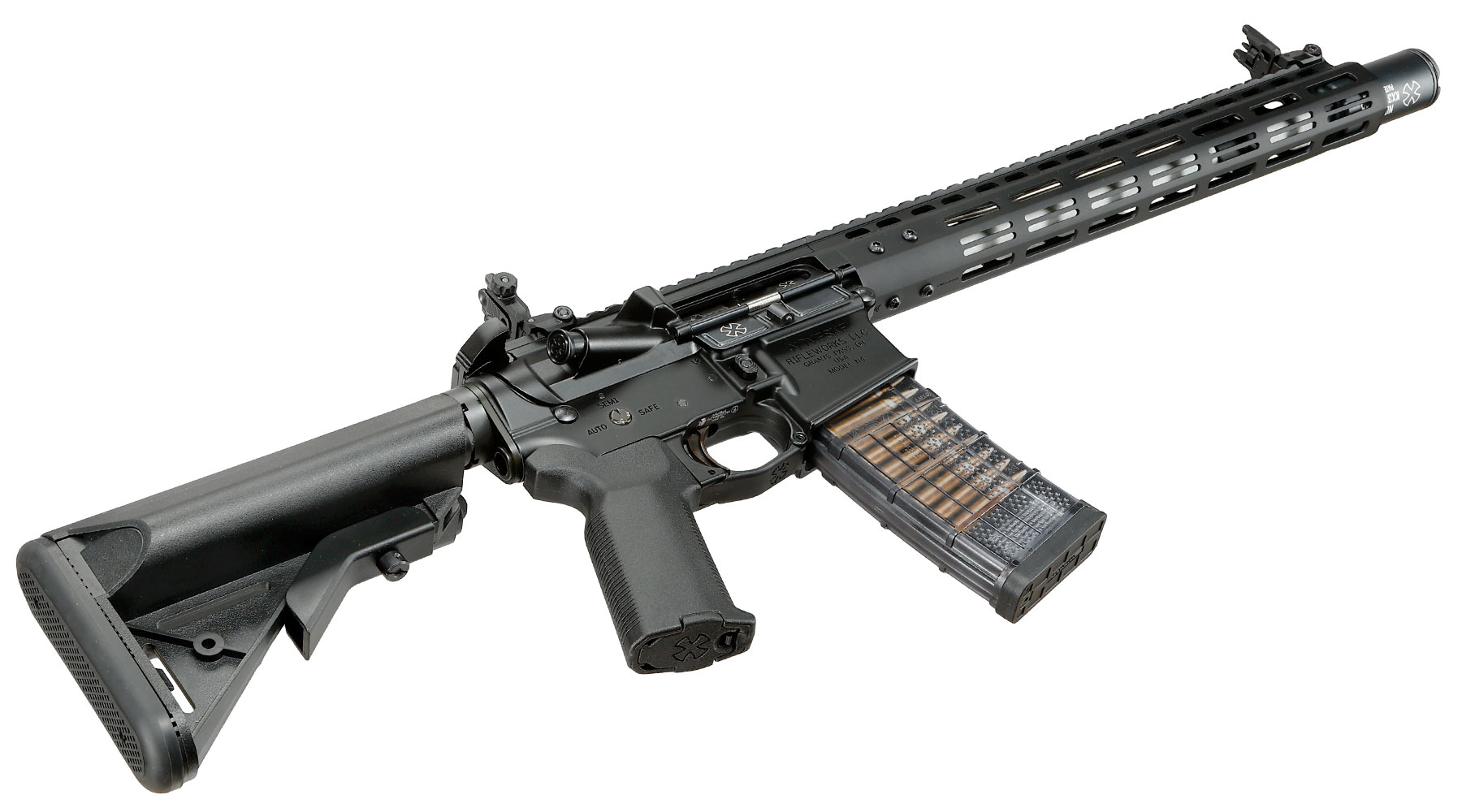 EMG / Cyma Noveske N4 12,5 Zoll GEN3 Vollmetall CGS T8-System Gas-Blow-Back 6mm BB schwarz Bild 4