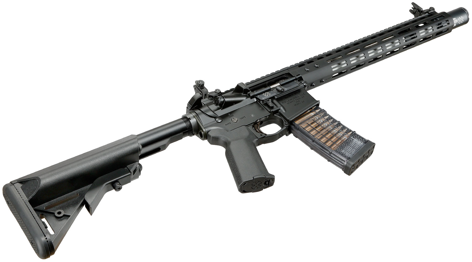EMG / Cyma Noveske N4 12,5 Zoll GEN3 Vollmetall CGS T8-System Gas-Blow-Back 6mm BB schwarz Bild 5