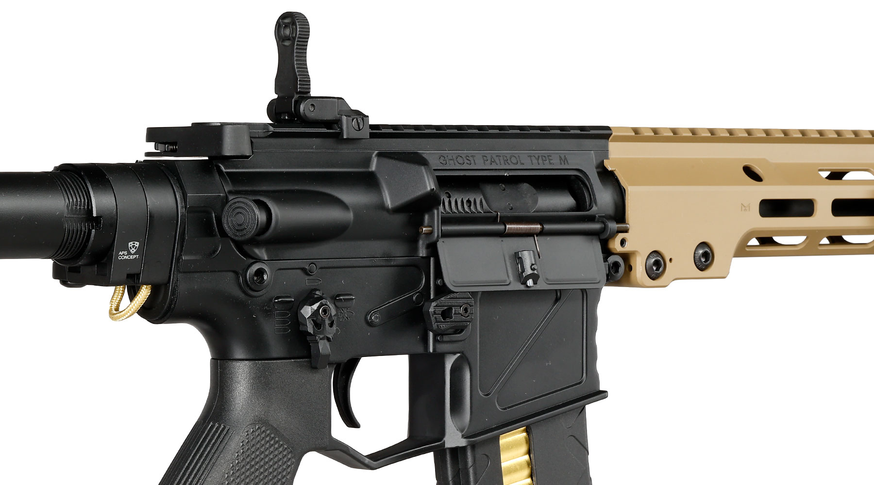 APS Ghost Patrol Type-M Rifle Vollmetall GBox GBB 6mm BB Dualtone Bild 9