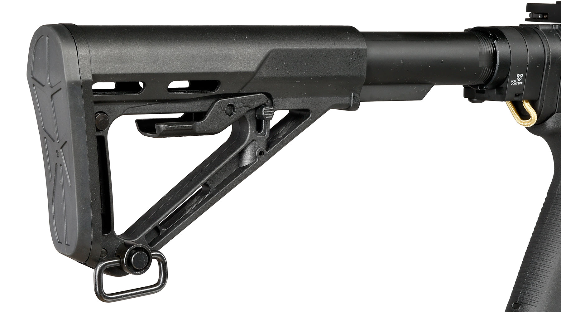 APS / EMG Daniel Defense DDM4 V7P Pistol Vollmetall GBox GBB 6mm BB schwarz Bild 10