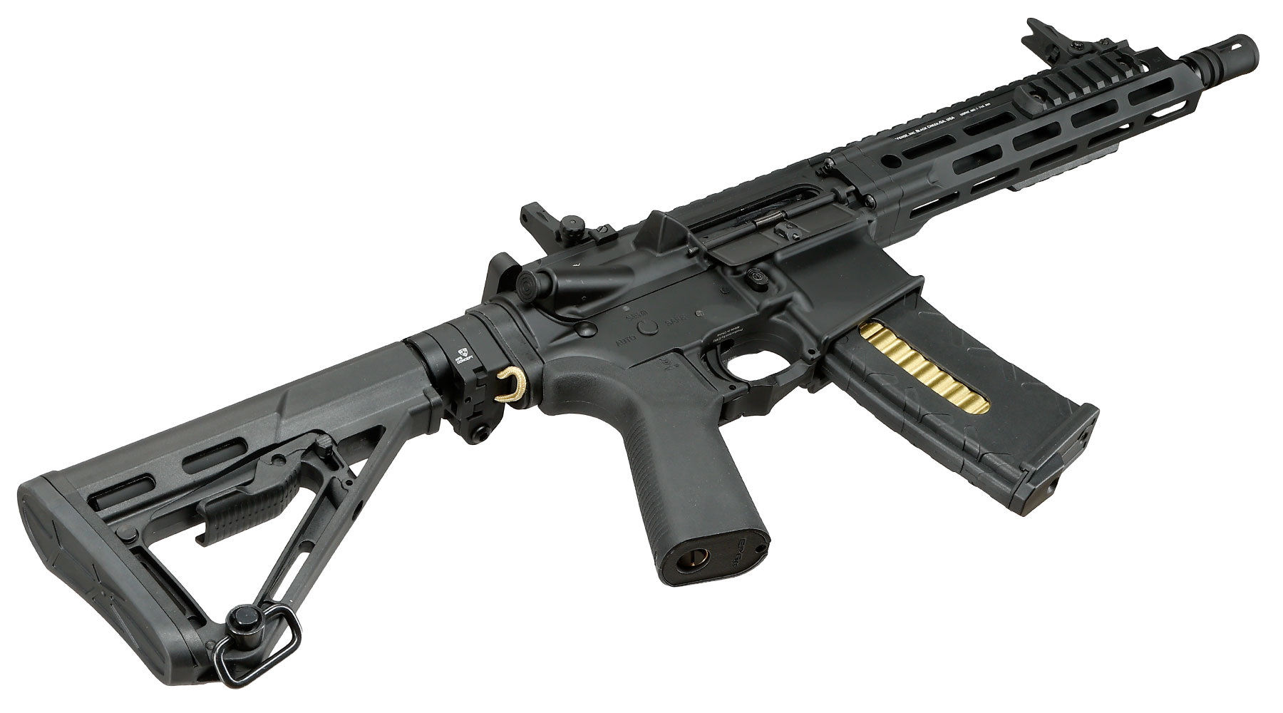 APS / EMG Daniel Defense DDM4 V7P Pistol Vollmetall GBox GBB 6mm BB schwarz Bild 5