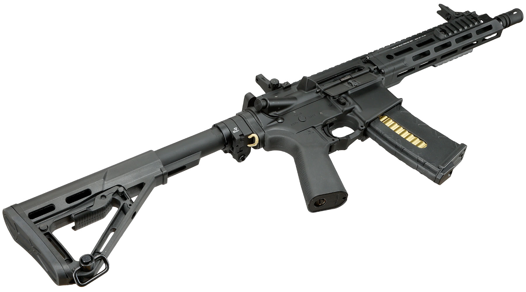 APS / EMG Daniel Defense DDM4 V7P Pistol Vollmetall GBox GBB 6mm BB schwarz Bild 6