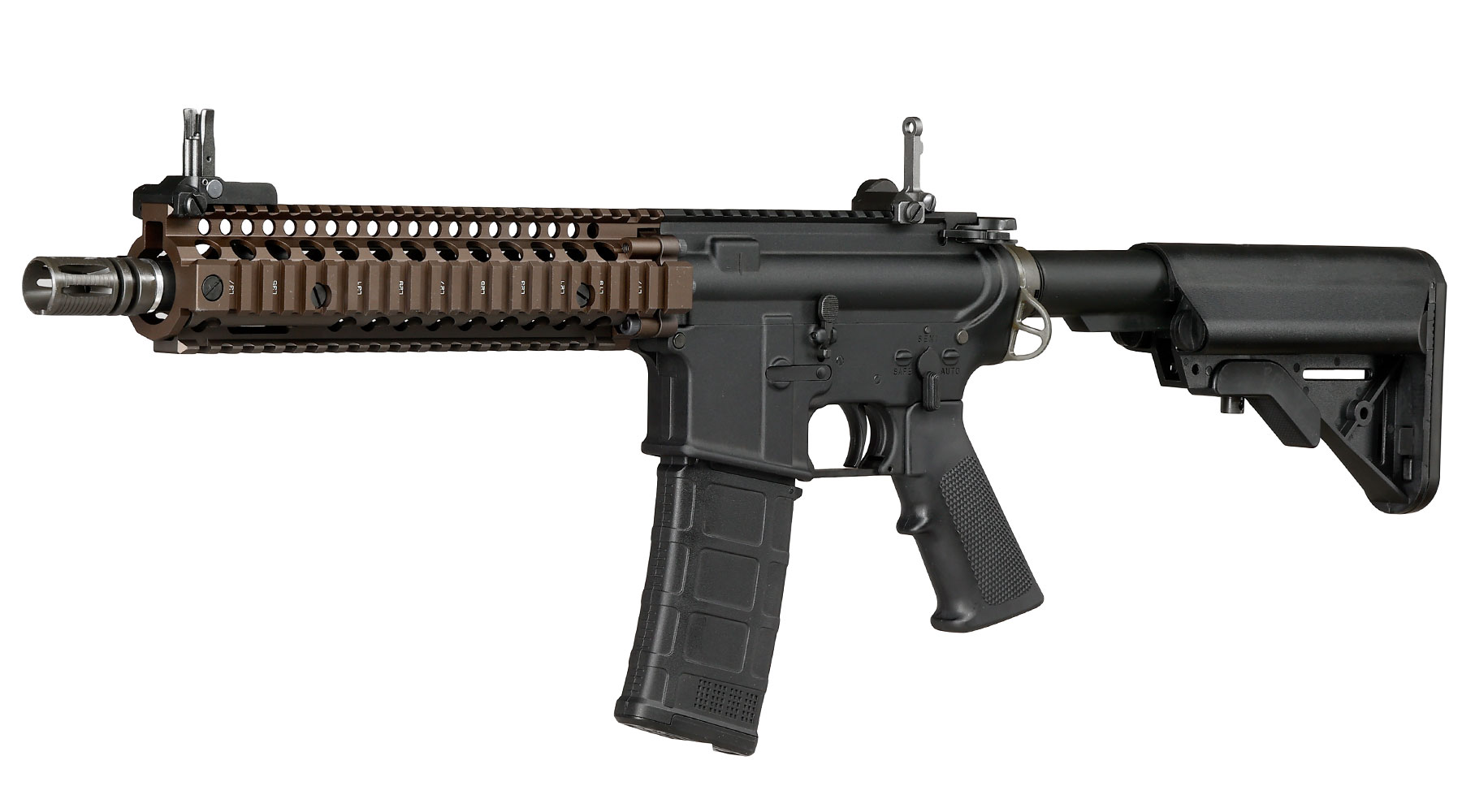 VFC Daniel Defense MK18 MOD1 Vollmetall CO2-Blow-Back 6mm BB Dualtone
