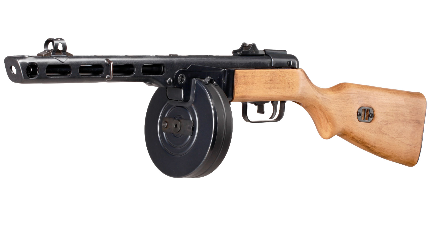 VFC PPSH-41 Vollmetall Echtholz Gas-Blow-Back 6mm BB schwarz