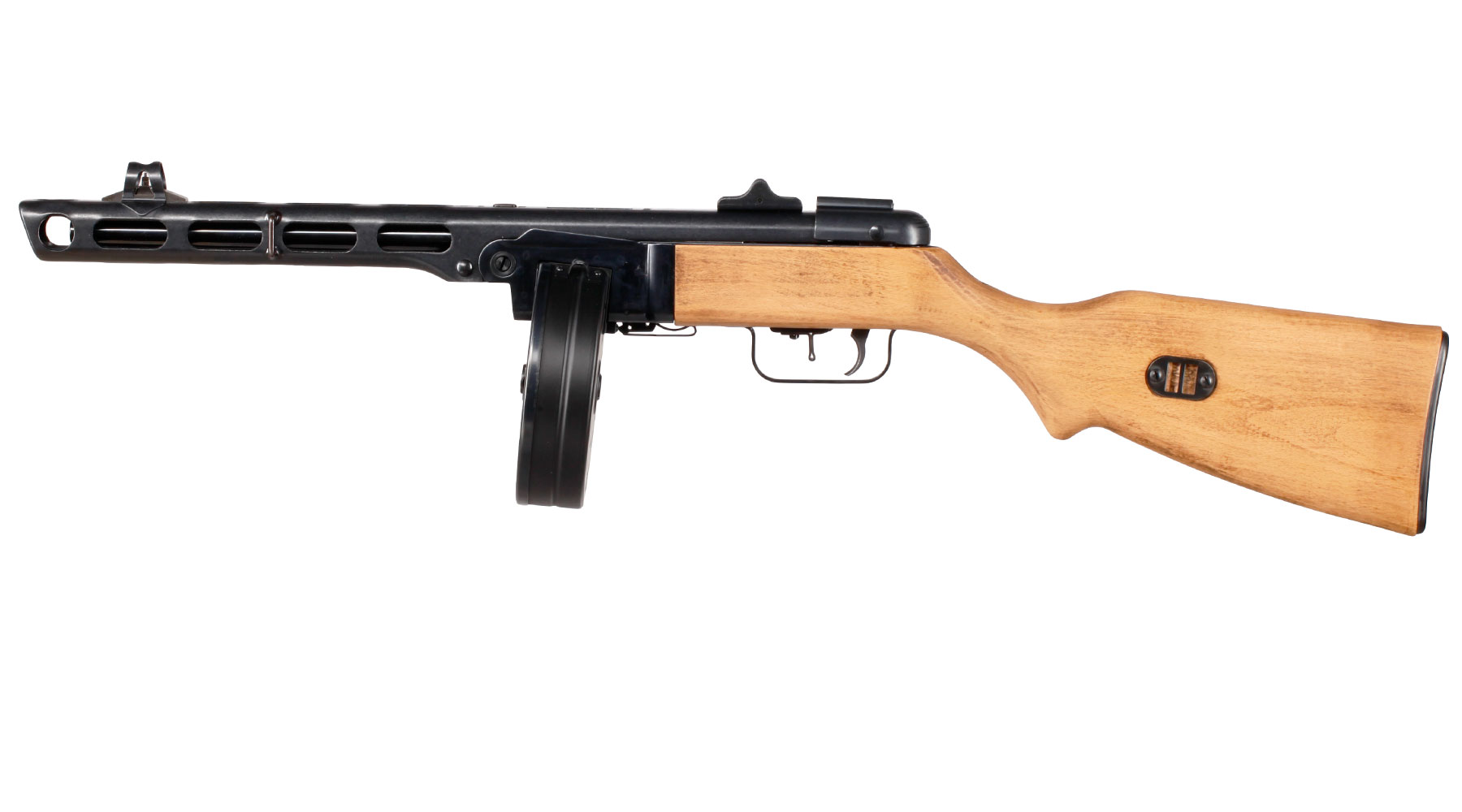 VFC PPSH-41 Vollmetall Echtholz Gas-Blow-Back 6mm BB schwarz Bild 1