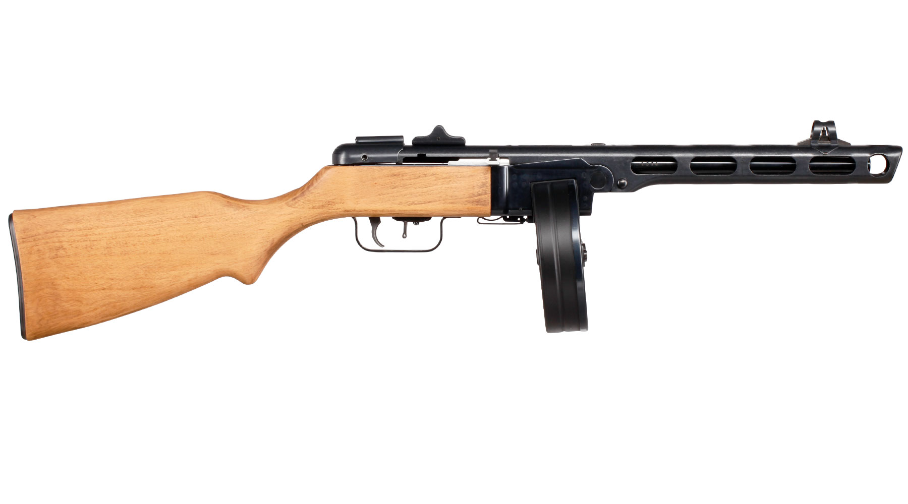 VFC PPSH-41 Vollmetall Echtholz Gas-Blow-Back 6mm BB schwarz Bild 2