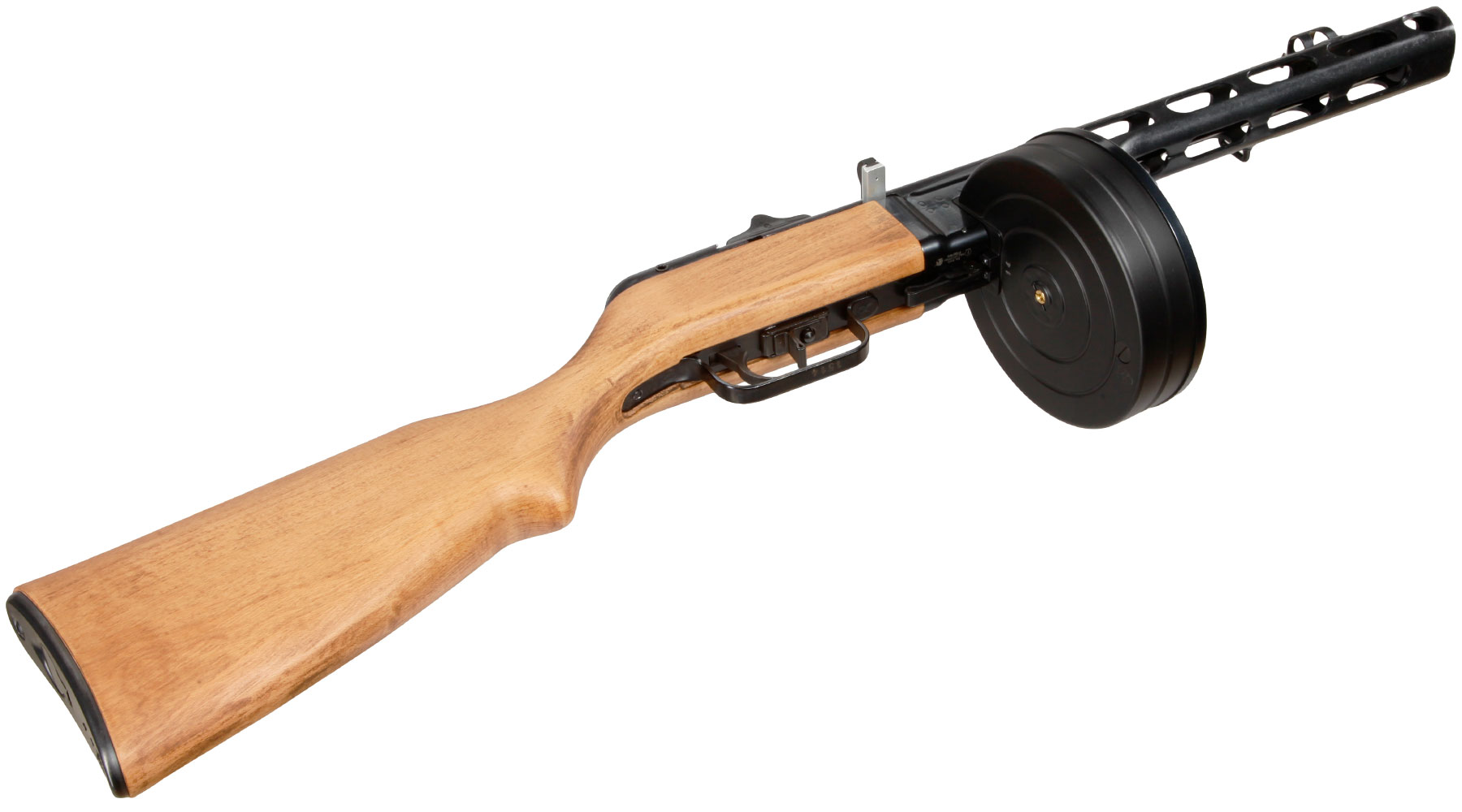 VFC PPSH-41 Vollmetall Echtholz Gas-Blow-Back 6mm BB schwarz Bild 4
