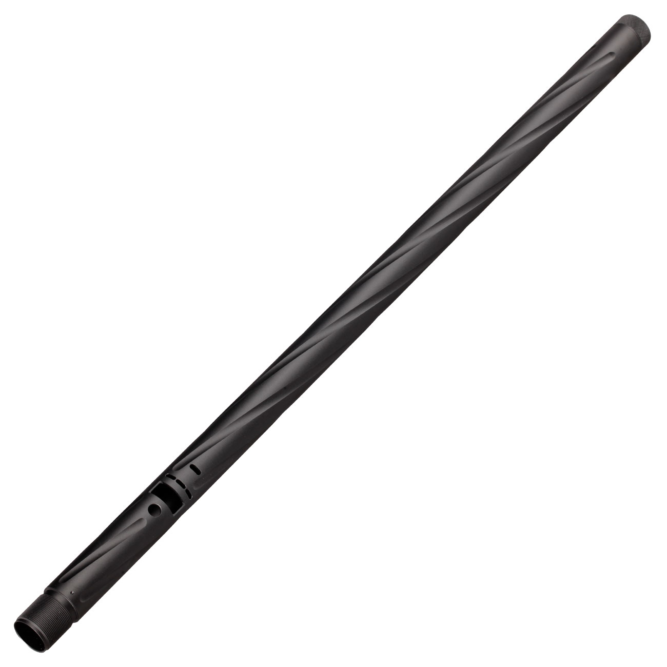 Action Army Aluminium Twisted Bull Barrel Auenlauf Set Long f. Maruzen Type 96 Gewehre schwarz Bild 2