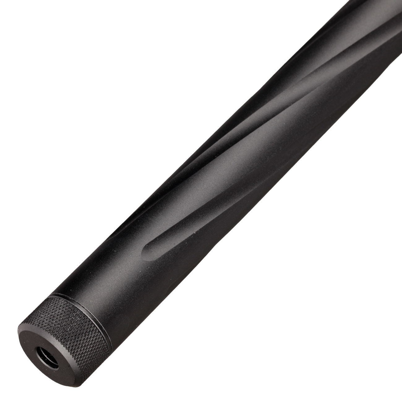 Action Army Aluminium Twisted Bull Barrel Auenlauf Set Long f. Maruzen Type 96 Gewehre schwarz Bild 5