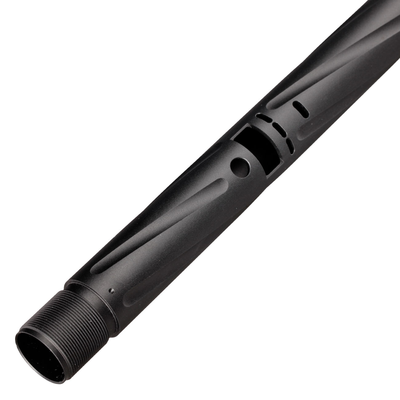 Action Army Aluminium Twisted Bull Barrel Auenlauf Set Long f. Maruzen Type 96 Gewehre schwarz Bild 6