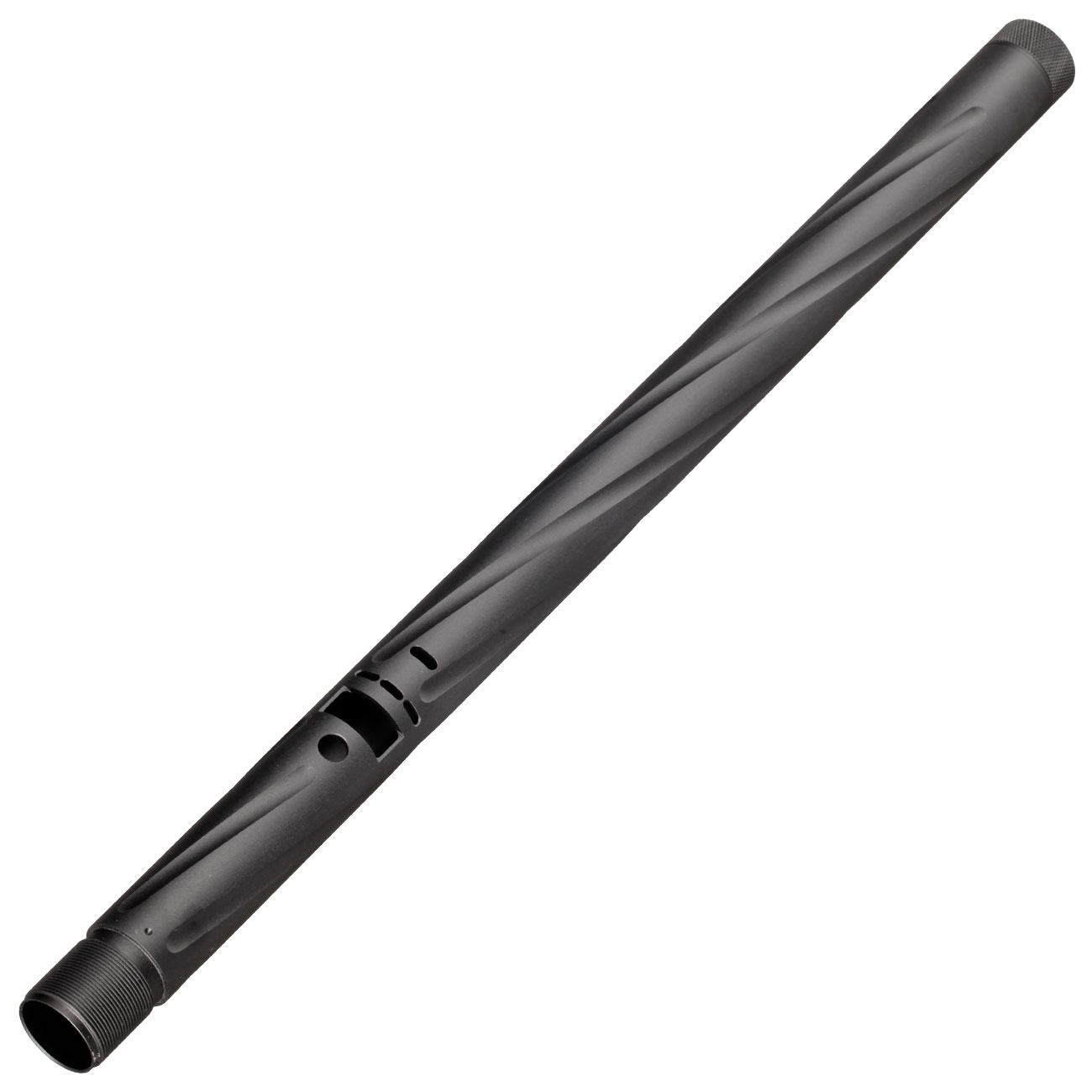 Action Army Aluminium Twisted Bull Barrel Auenlauf Set Short f. Maruzen Type 96 Gewehre schwarz Bild 2