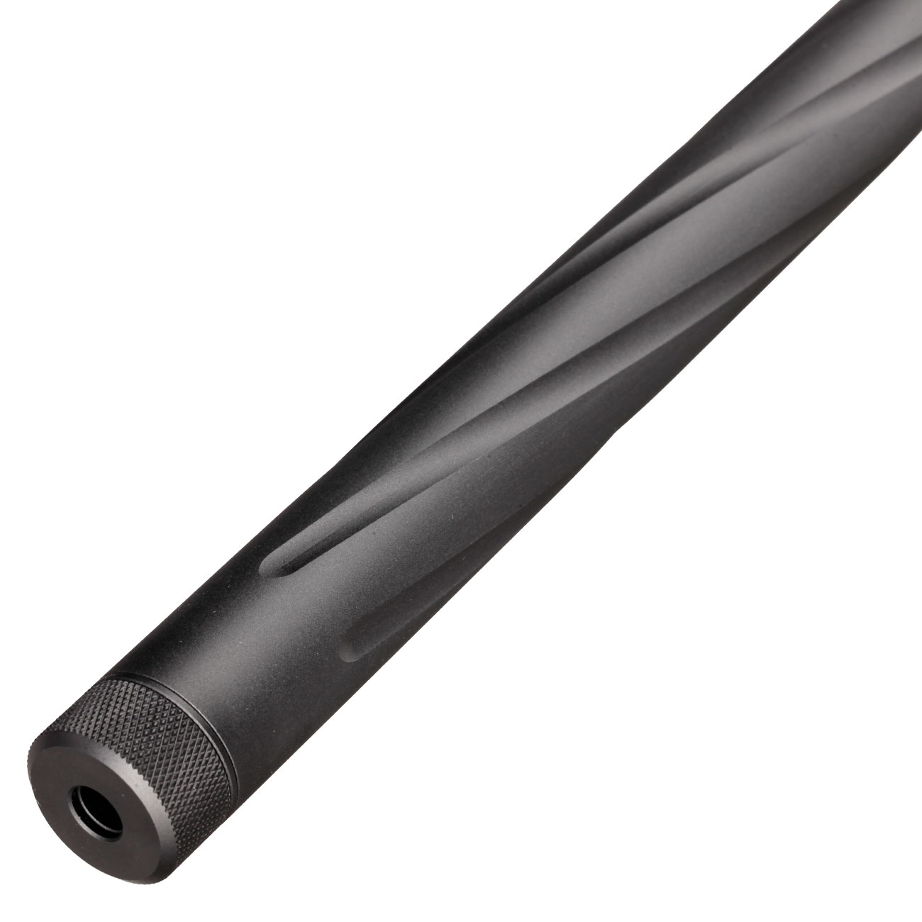 Action Army Aluminium Twisted Bull Barrel Auenlauf Set Short f. Maruzen Type 96 Gewehre schwarz Bild 5