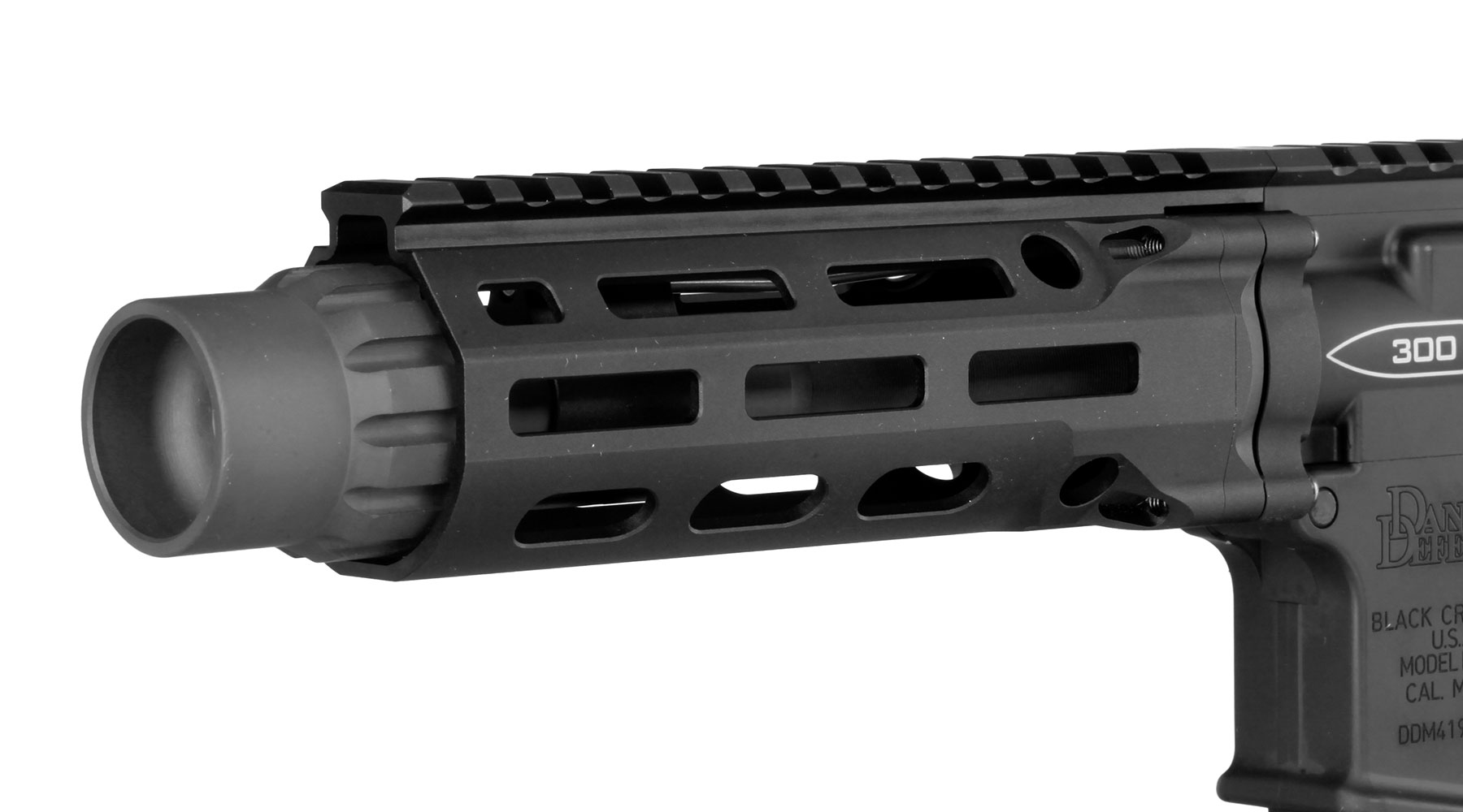 GHK Daniel Defense DDM4 300BLK PDW Vollmetall Gas-Blow-Back 6mm BB schwarz - Version 3 Bild 7