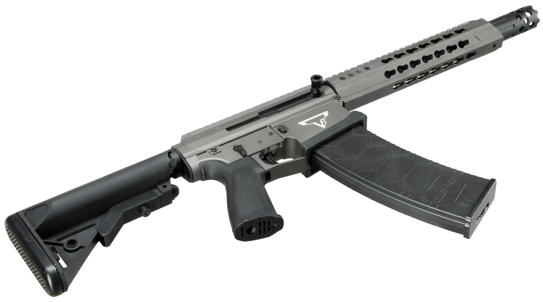 Double Bell / TTI / Genesis Arms JW4 Dracarys Gen-12 Shotgun Professional Line Vollmetall S-AEG 6mm BB grau Bild 5