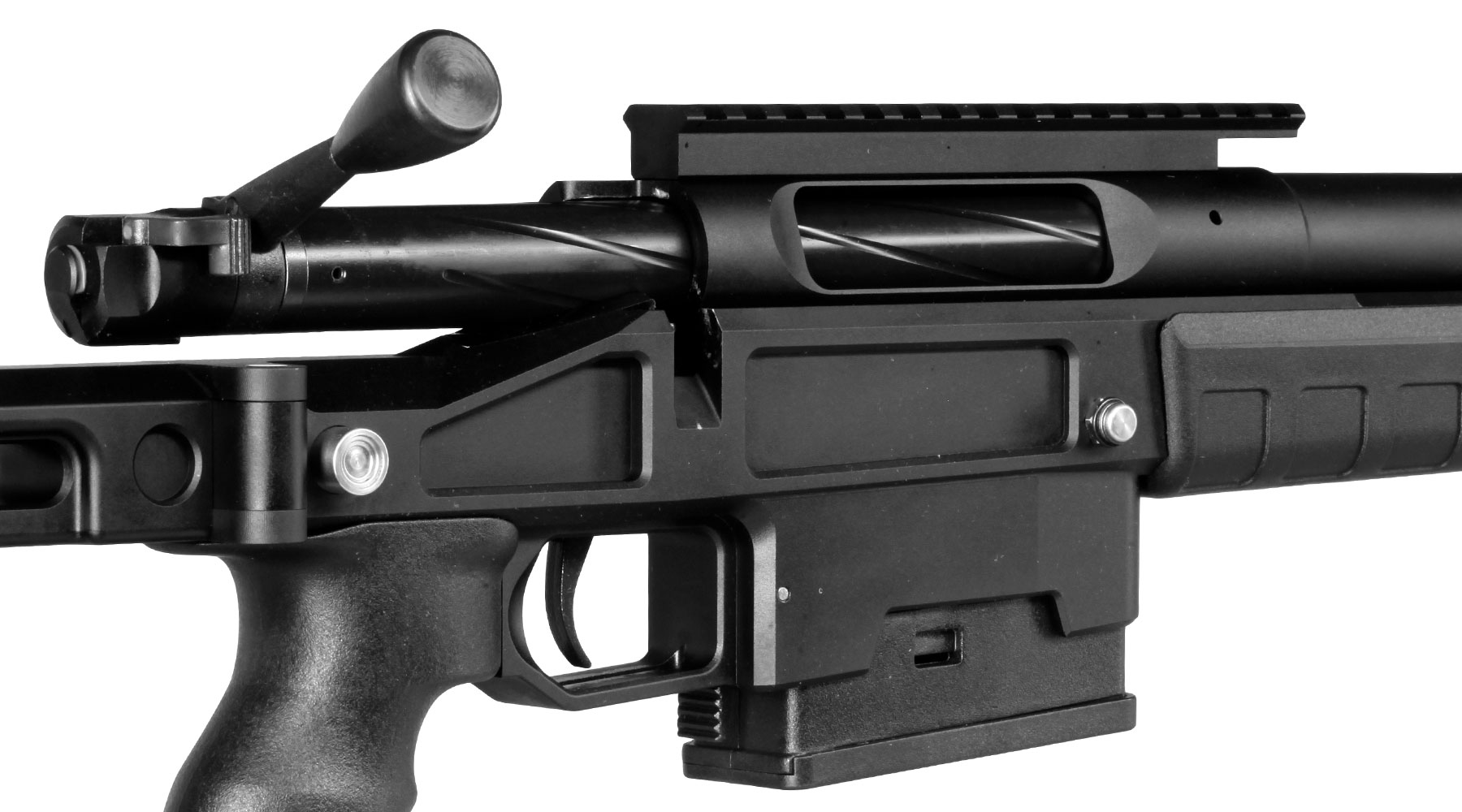 Bear Paw T-5000 M Vollmetall Bolt Action Snipergewehr Springer 6mm BB schwarz Bild 10