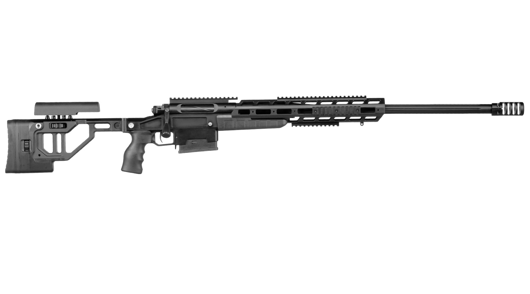 Bear Paw T-5000 M Tactical Vollmetall Bolt Action Snipergewehr Springer 6mm BB schwarz Bild 3