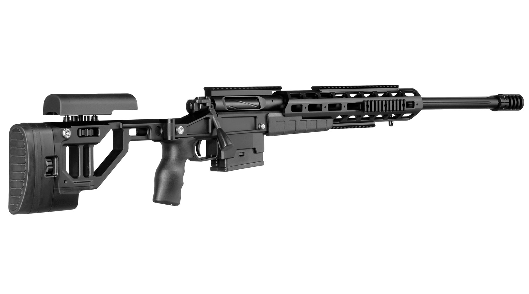 Bear Paw T-5000 M Tactical Vollmetall Bolt Action Snipergewehr Springer 6mm BB schwarz Bild 4