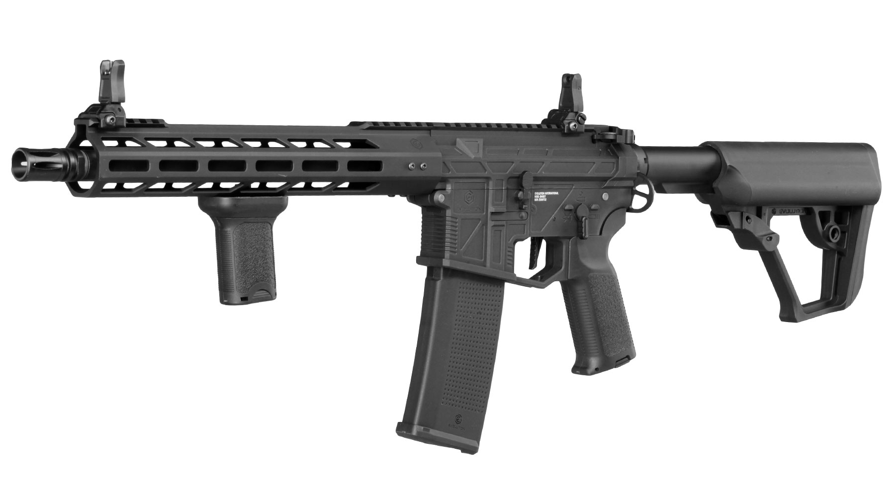 Evolution M4 Ghost L EMR Carbontech ETS IV Viper Mosfet AEG 6mm BB schwarz