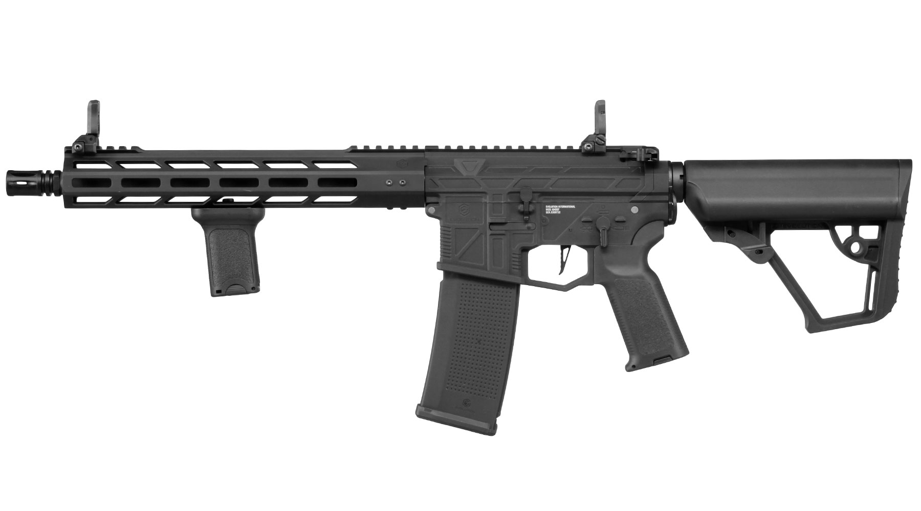 Evolution M4 Ghost L EMR Carbontech ETS IV Viper Mosfet AEG 6mm BB schwarz Bild 2