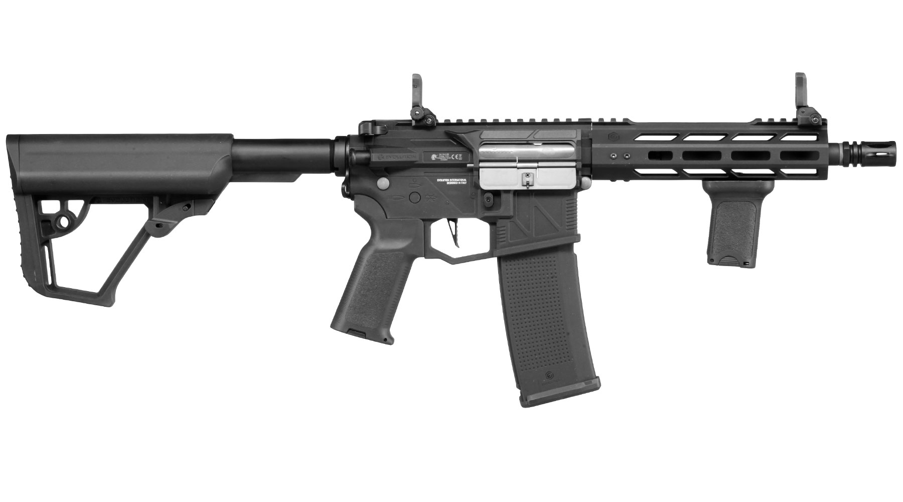 Evolution M4 Ghost S EMR Carbontech ETS IV Viper Mosfet AEG 6mm BB schwarz Bild 3