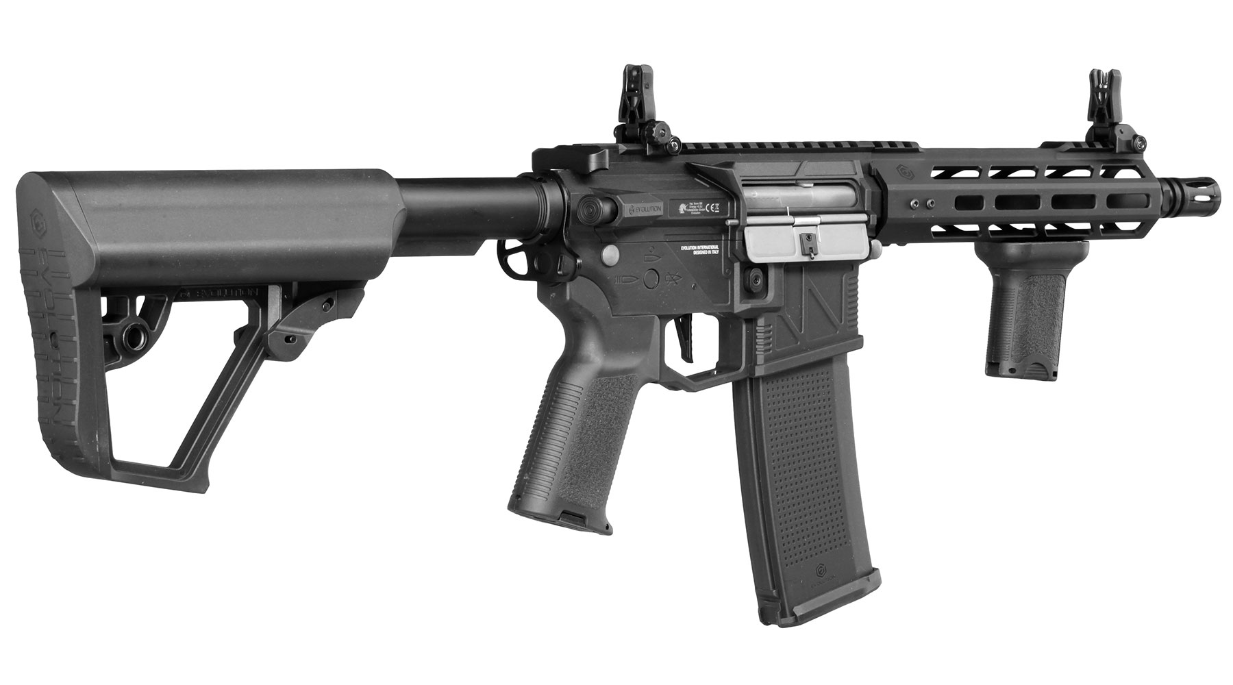 Evolution M4 Ghost S EMR Carbontech ETS IV Viper Mosfet AEG 6mm BB schwarz Bild 4