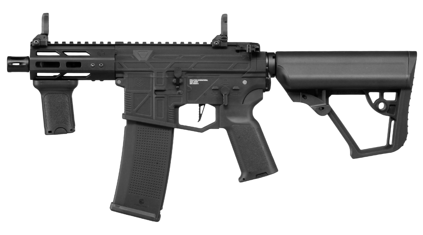 Evolution M4 Ghost XS EMR Carbontech ETS IV Viper Mosfet AEG 6mm BB schwarz Bild 2