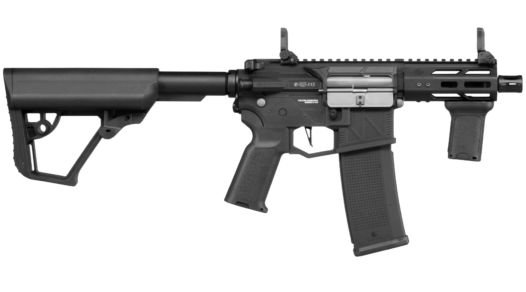 Evolution M4 Ghost XS EMR Carbontech ETS IV Viper Mosfet AEG 6mm BB schwarz Bild 3