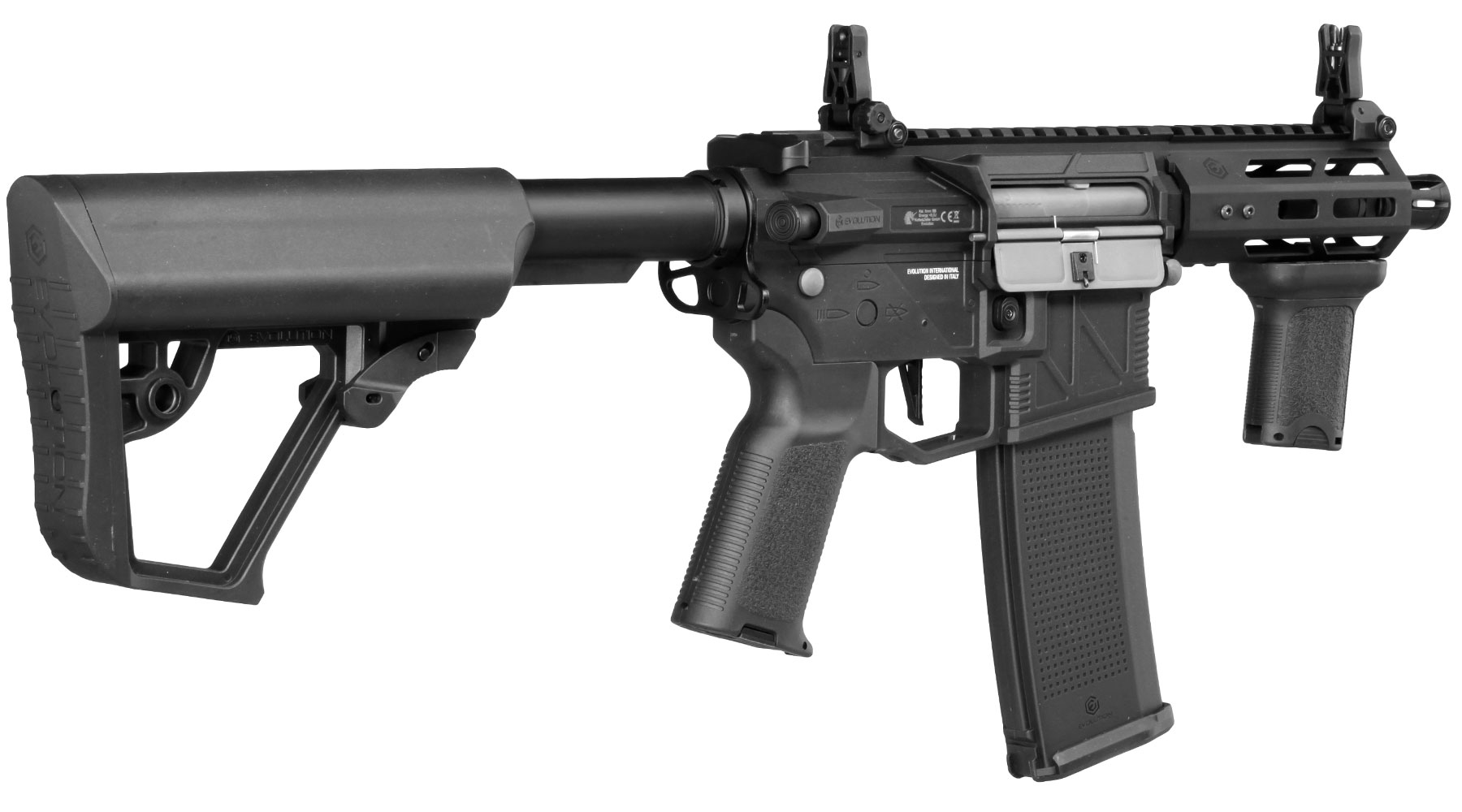 Evolution M4 Ghost XS EMR Carbontech ETS IV Viper Mosfet AEG 6mm BB schwarz Bild 4