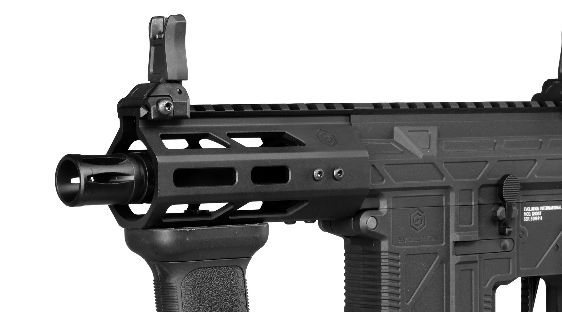 Evolution M4 Ghost XS EMR Carbontech ETS IV Viper Mosfet AEG 6mm BB schwarz Bild 7