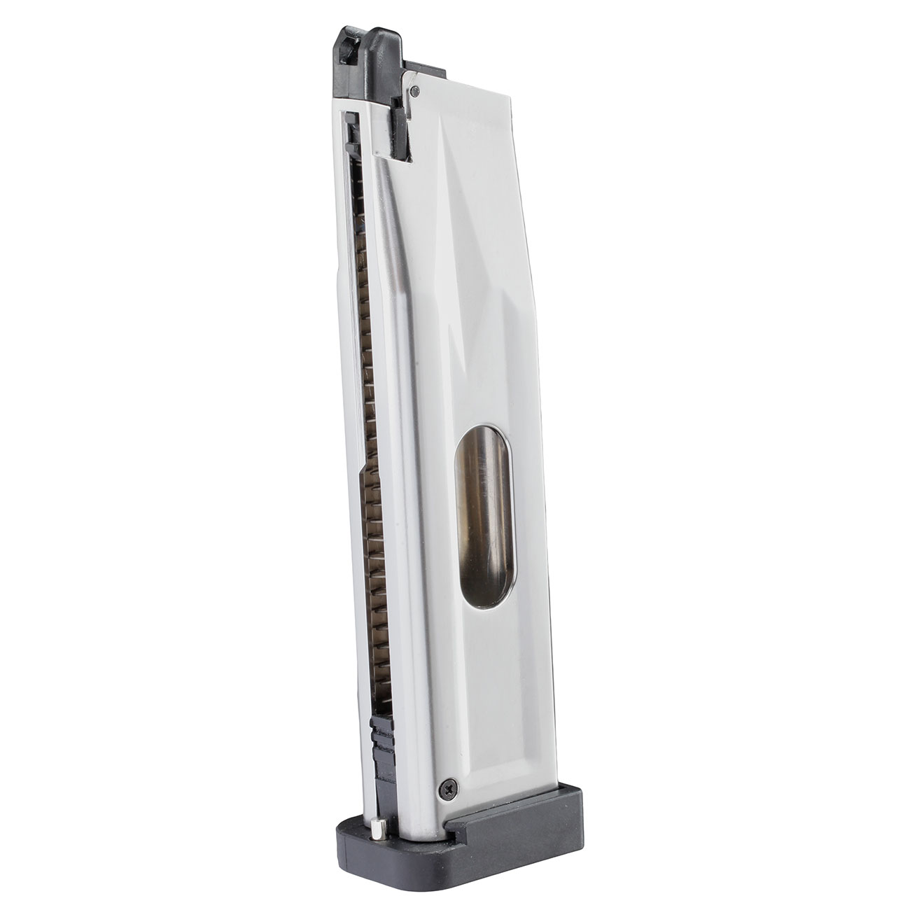 ASG STI Pit Viper / Combat Master CO2BB Magazin 30 Schuss silber / schwarz - CO2 Version