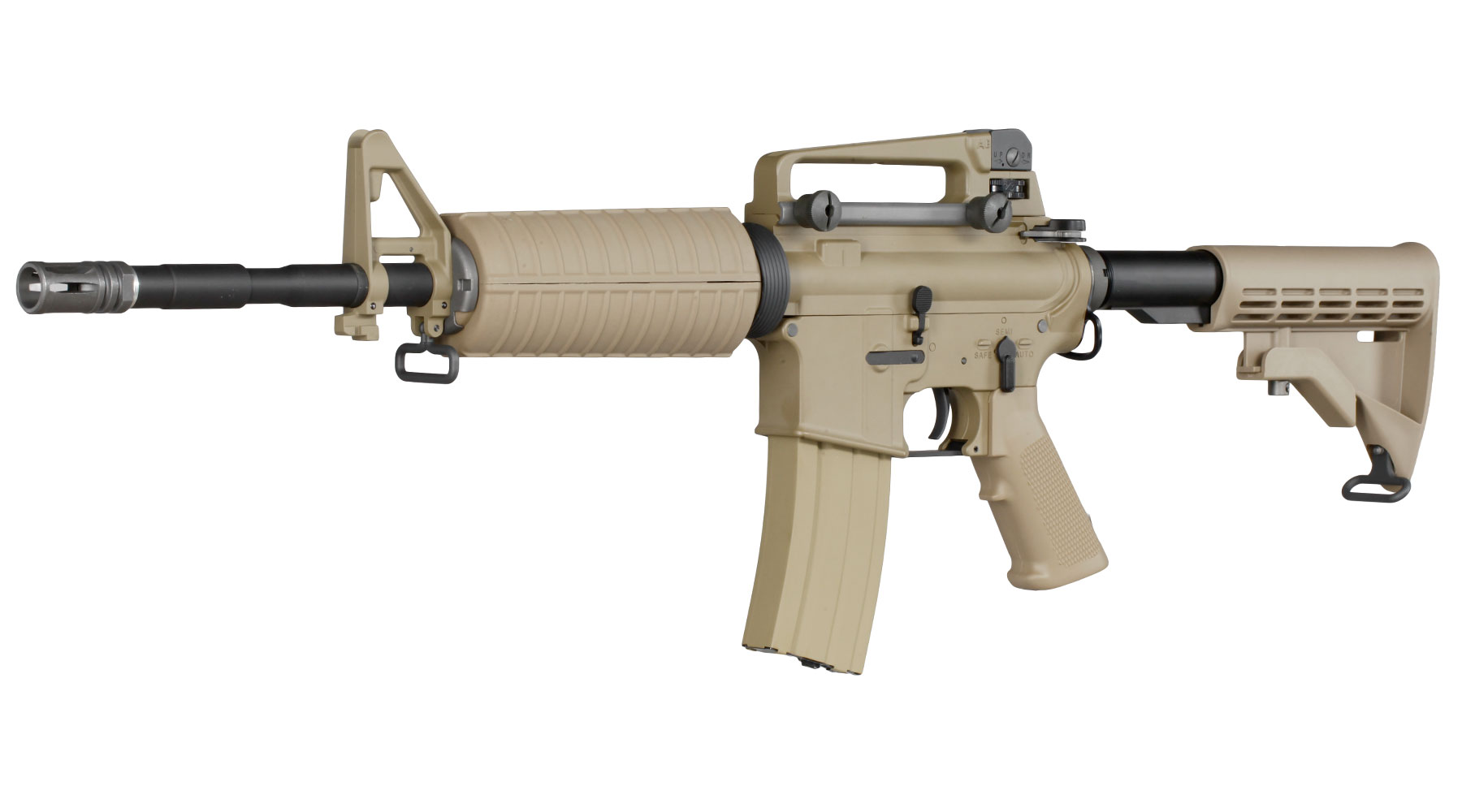 Wei-ETech M4A1 Carbine Vollmetall S-AEG 6mm BB tan
