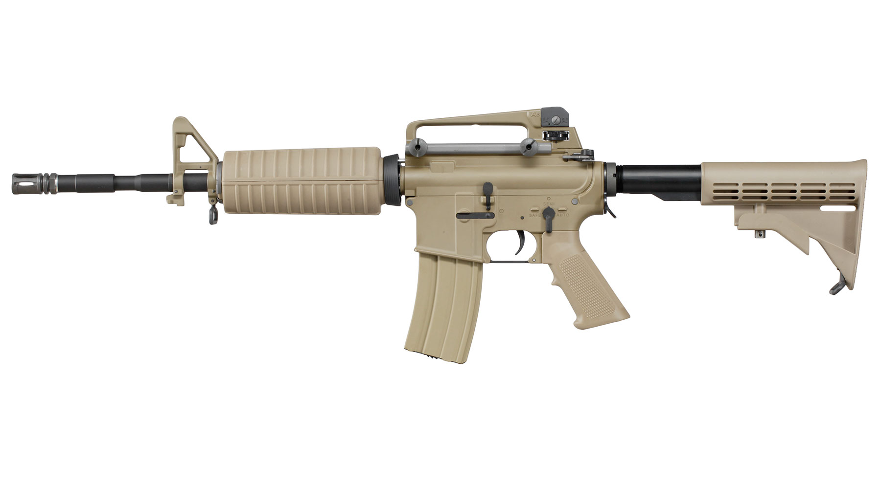Wei-ETech M4A1 Carbine Vollmetall S-AEG 6mm BB tan Bild 1