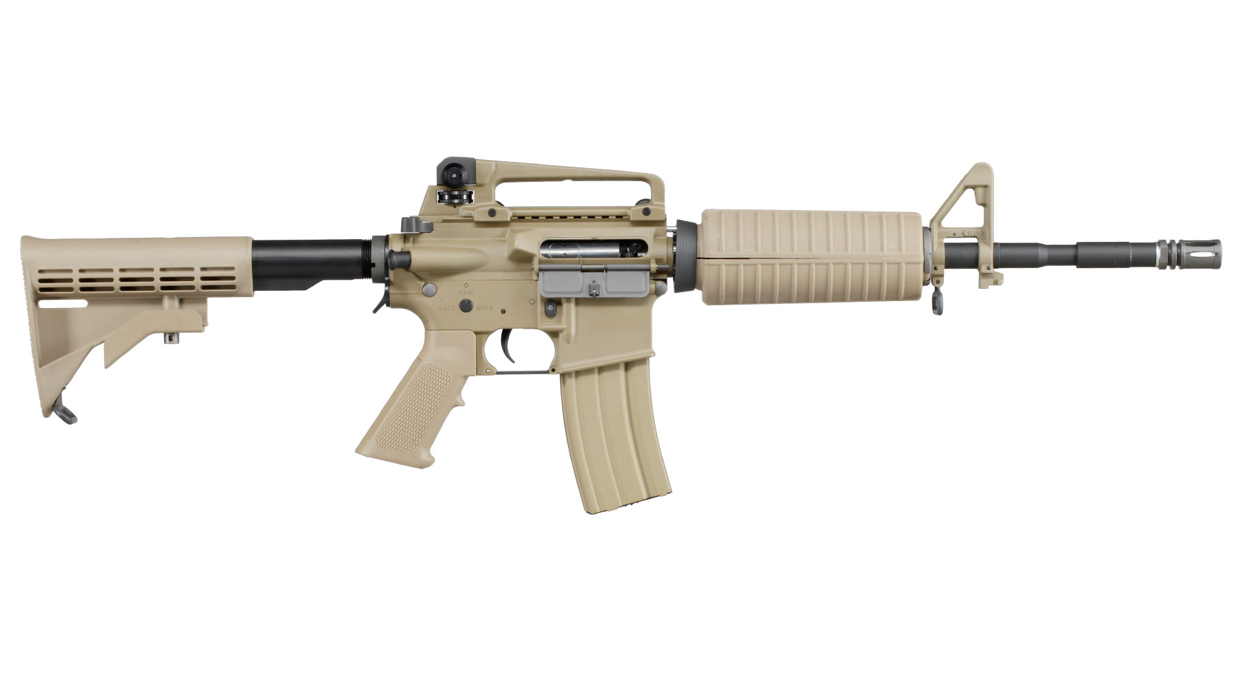 Wei-ETech M4A1 Carbine Vollmetall S-AEG 6mm BB tan Bild 3