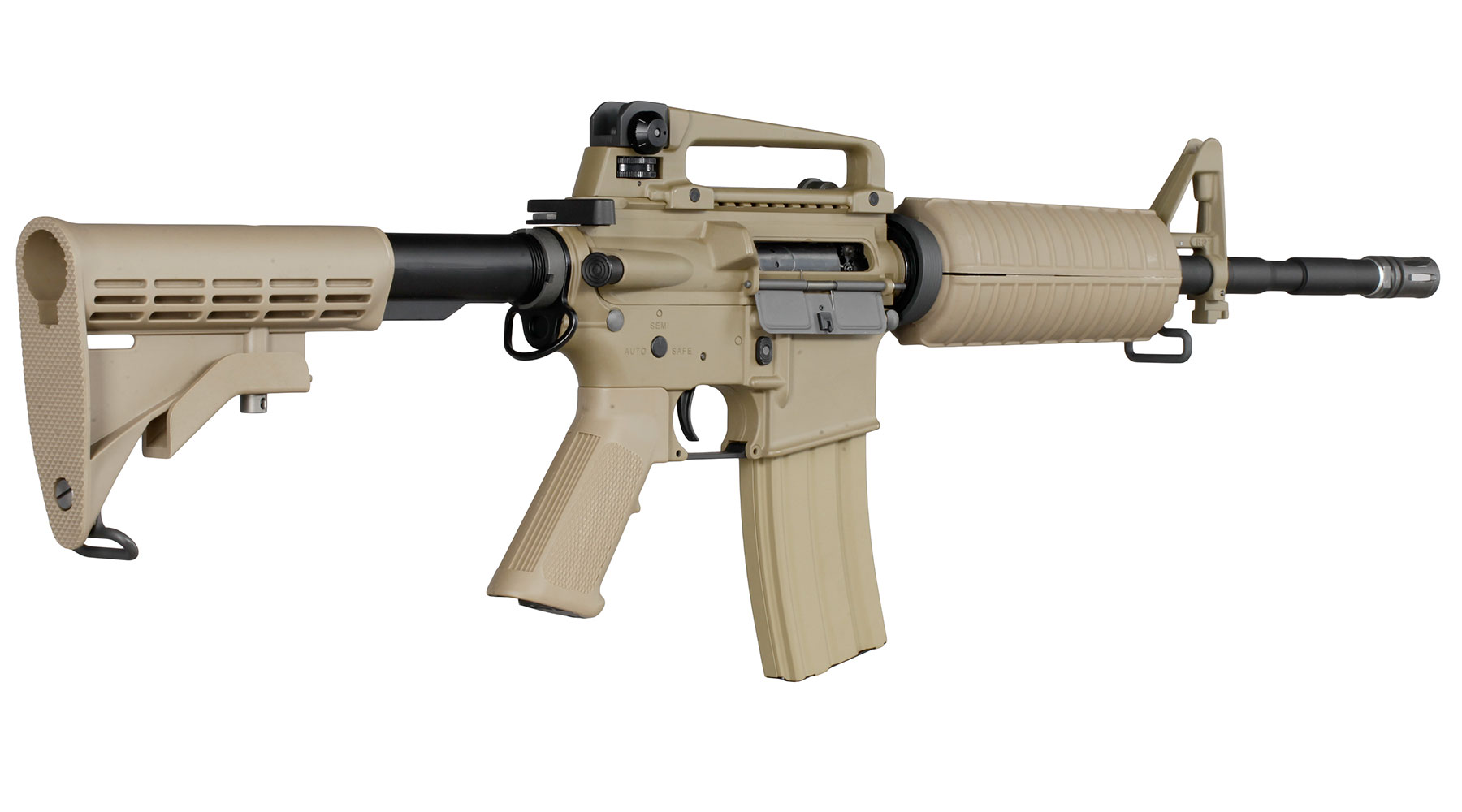 Wei-ETech M4A1 Carbine Vollmetall S-AEG 6mm BB tan Bild 4