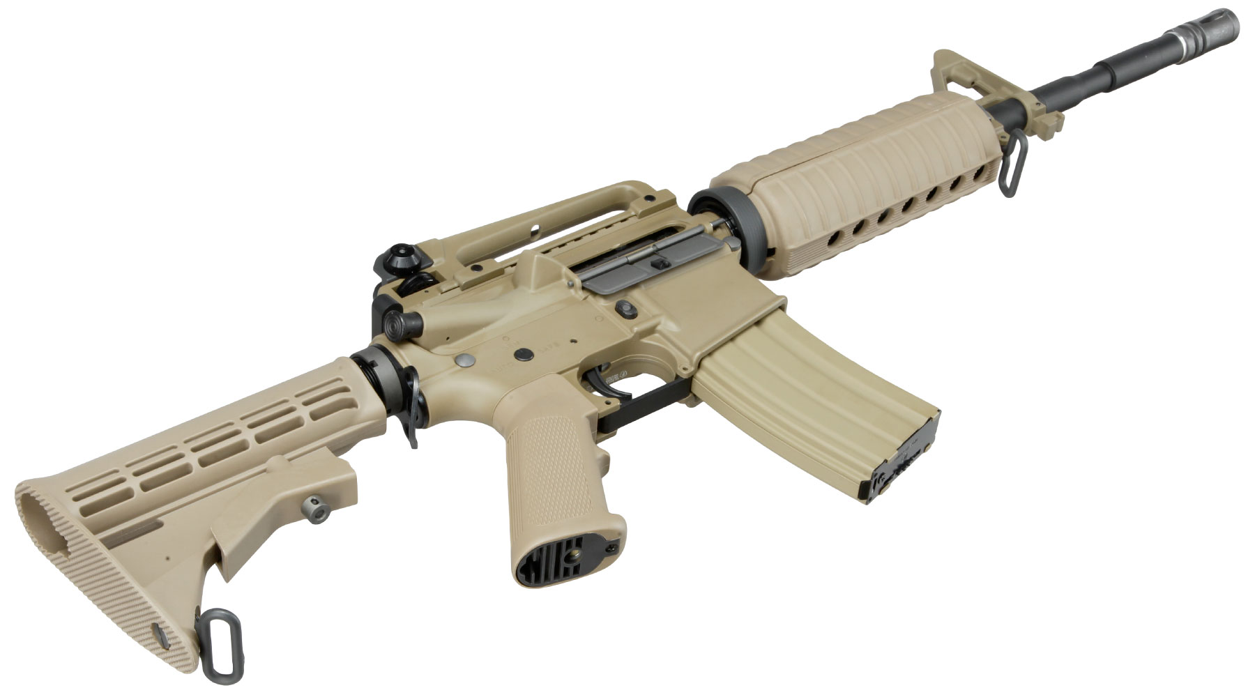 Wei-ETech M4A1 Carbine Vollmetall S-AEG 6mm BB tan Bild 5