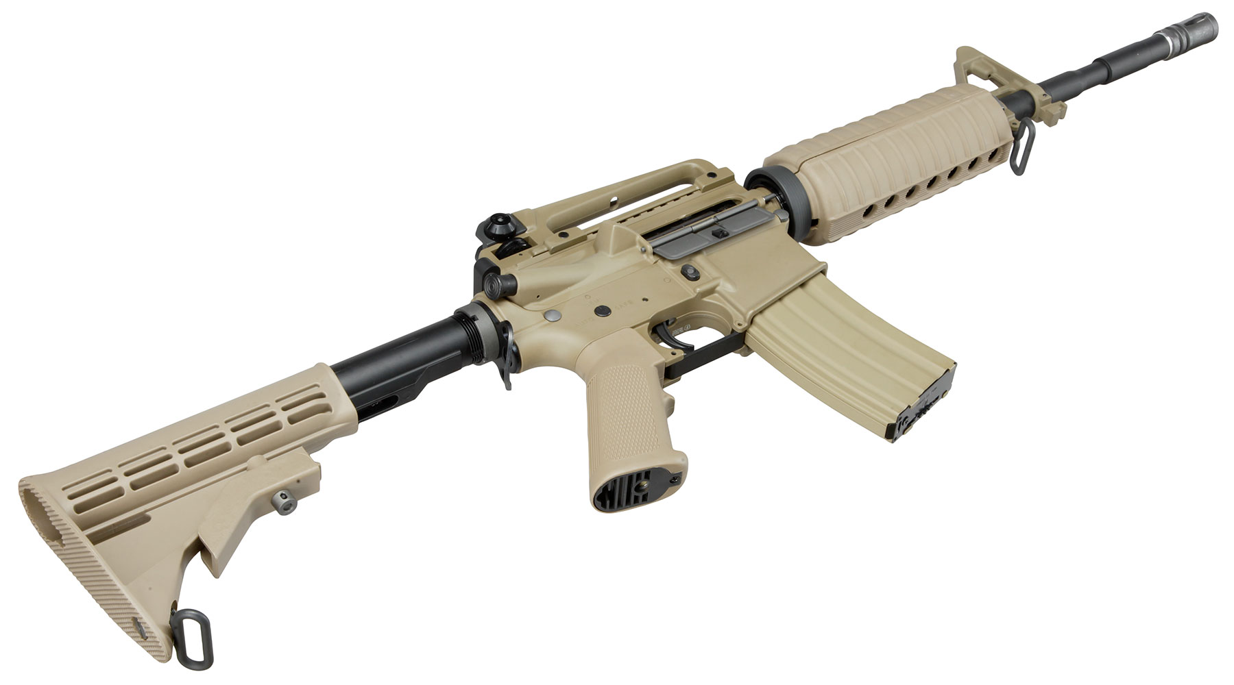Wei-ETech M4A1 Carbine Vollmetall S-AEG 6mm BB tan Bild 6