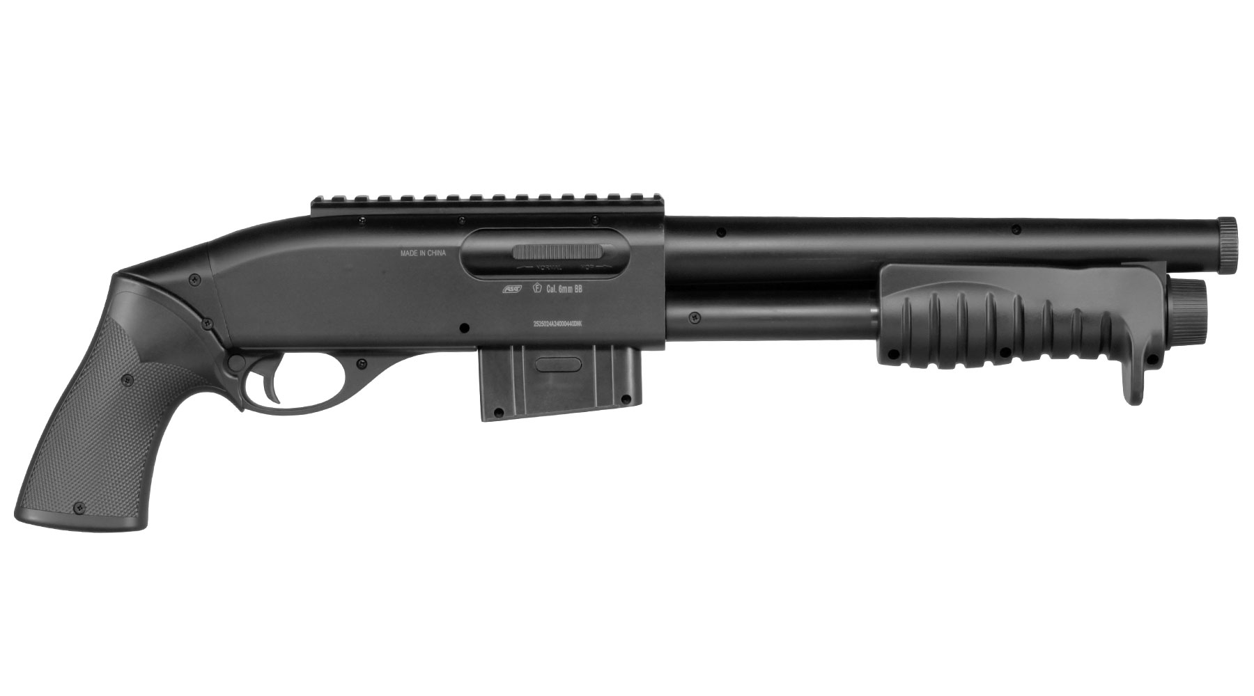 ASG M870-Style Tactical Shotgun Springer 6mm BB schwarz Bild 3