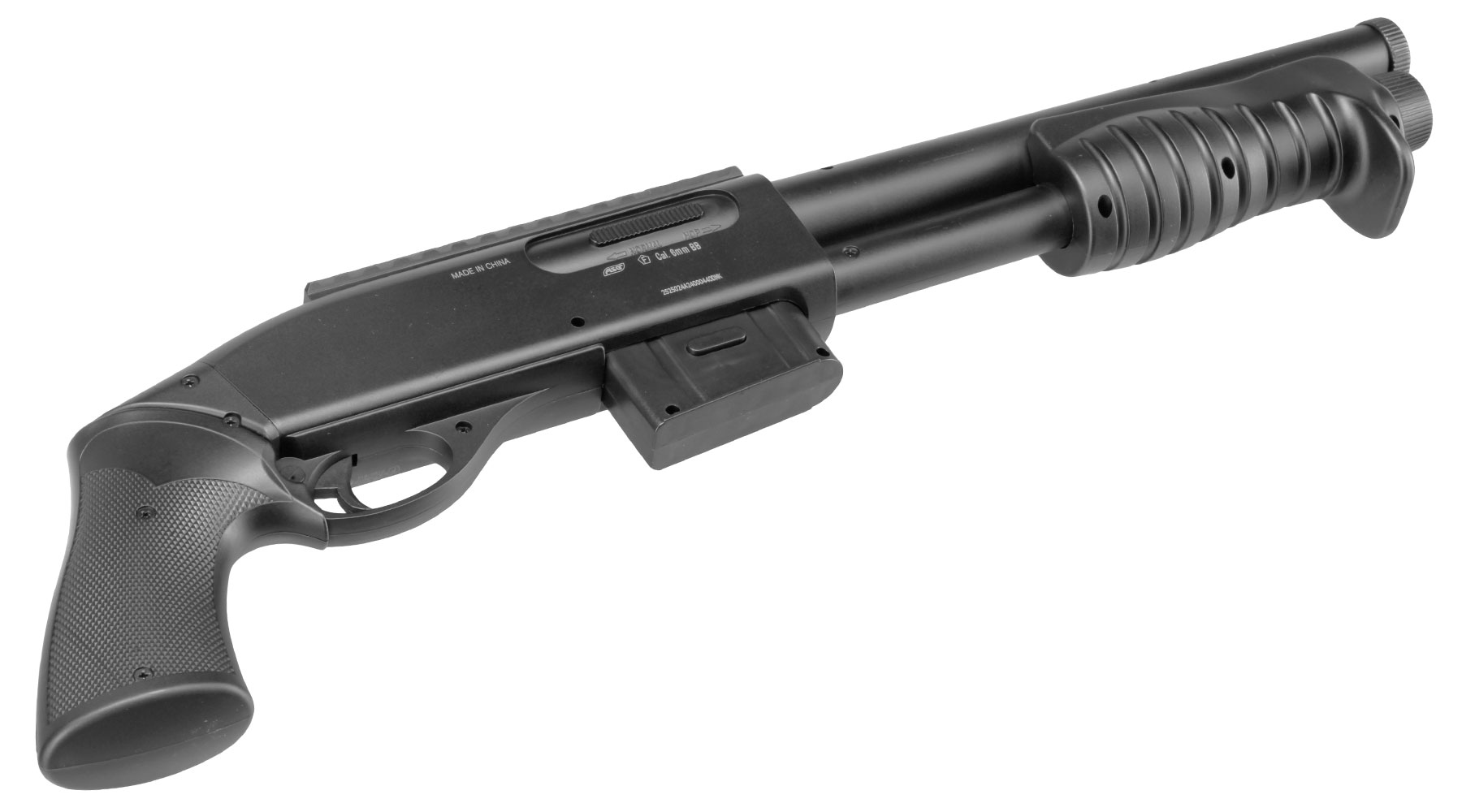 ASG M870-Style Tactical Shotgun Springer 6mm BB schwarz Bild 5