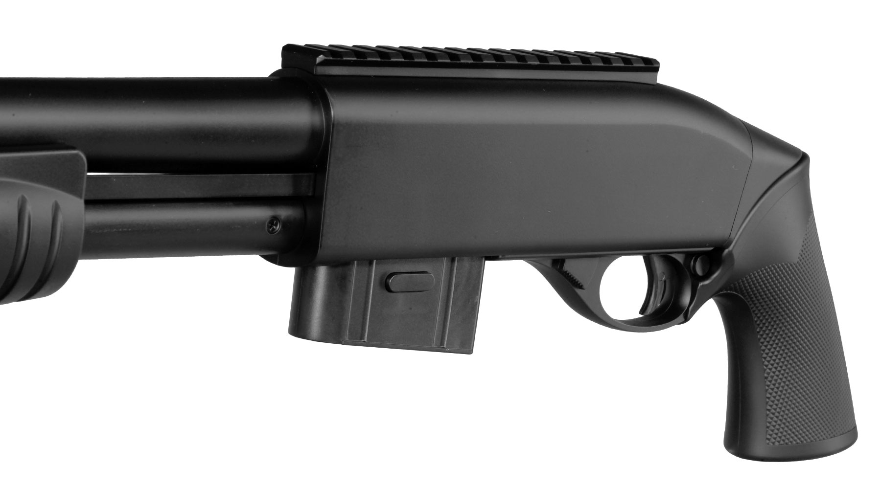 ASG M870-Style Tactical Shotgun Springer 6mm BB schwarz Bild 7