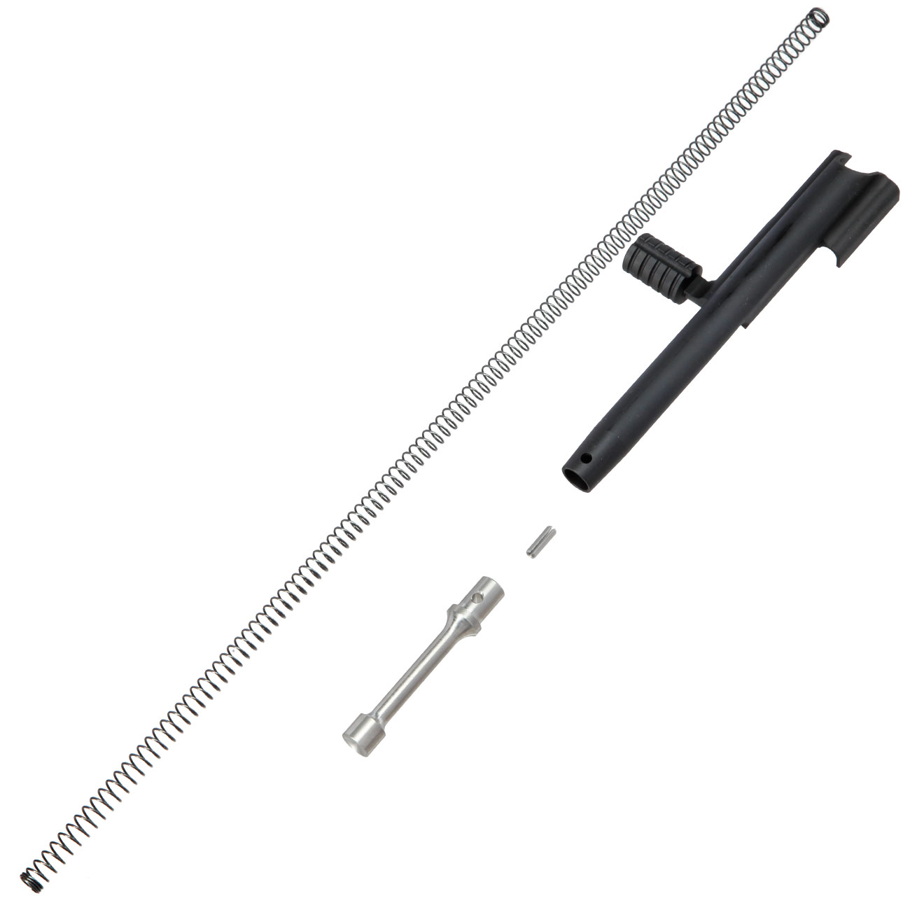 Dragon Workshop Stahl Bolt Carrier Upgrade Set schwarz f. Tokyo Marui AKX GBB Gewehre - Type B