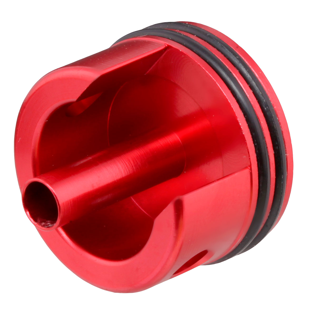Nuprol Silent Piston Head / Cylinder Head Set f. M4 V2 Gearboxen rot / blau Bild 1