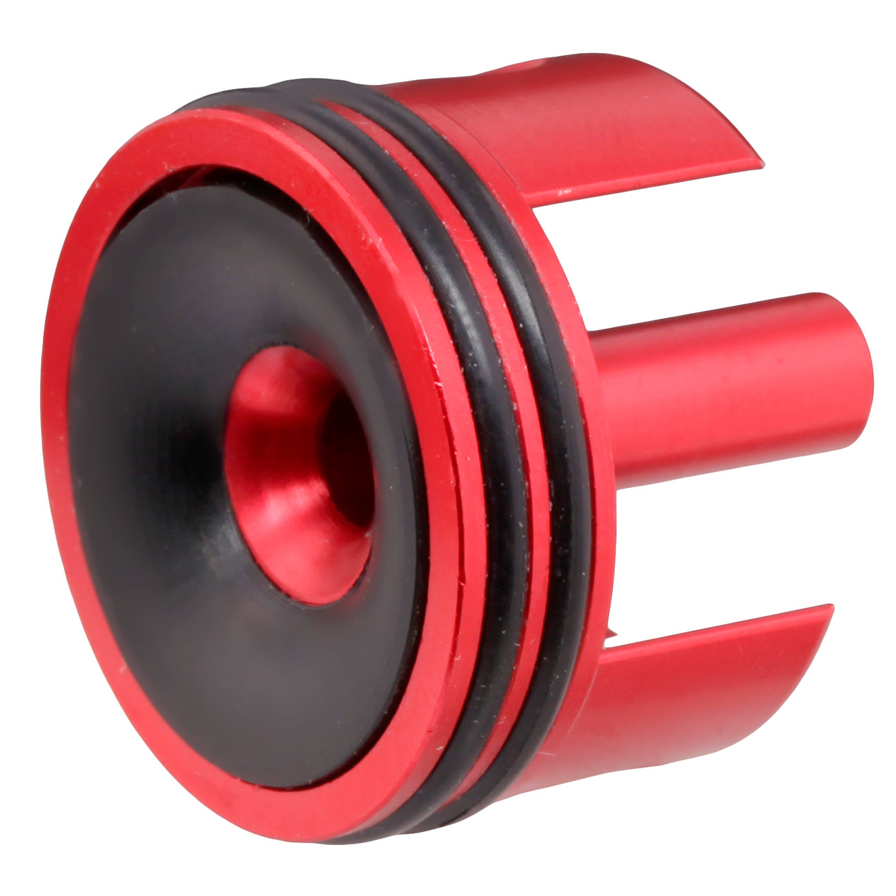 Nuprol Silent Piston Head / Cylinder Head Set f. M4 V2 Gearboxen rot / blau Bild 2