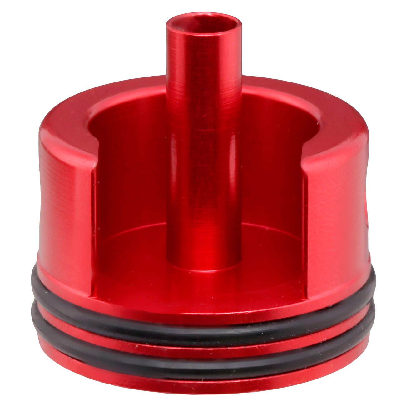 Nuprol Silent Piston Head / Cylinder Head Set f. M4 V2 Gearboxen rot / blau Bild 3