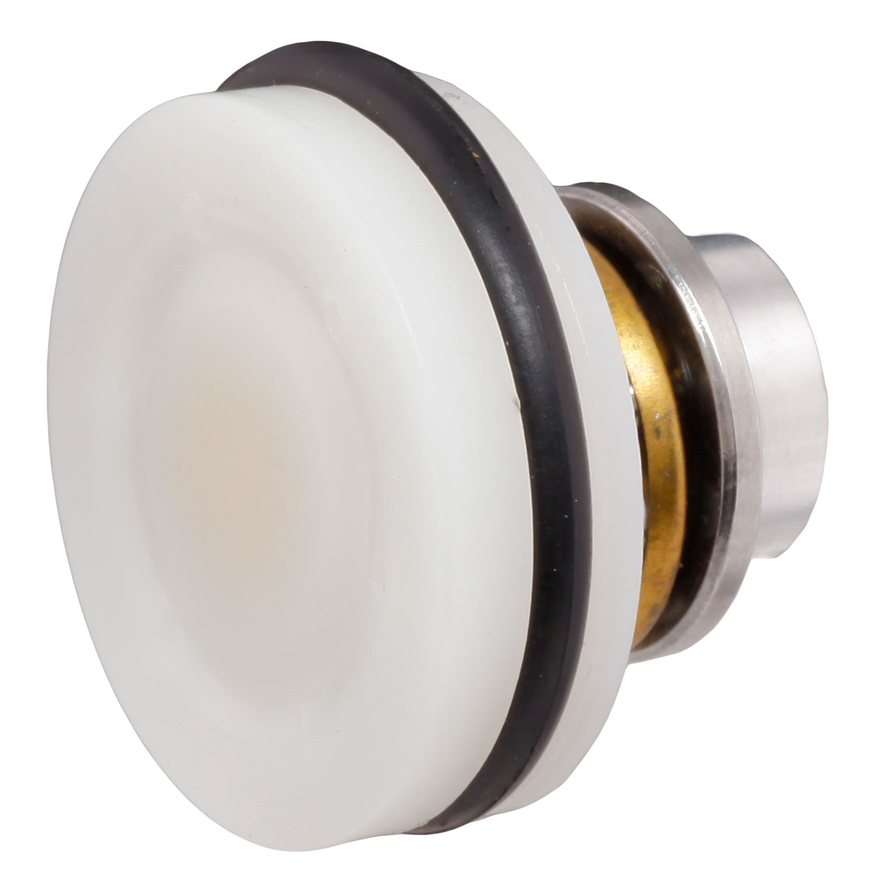Nuprol Polymer Piston Head Vented Design inkl. Kugellager weiss