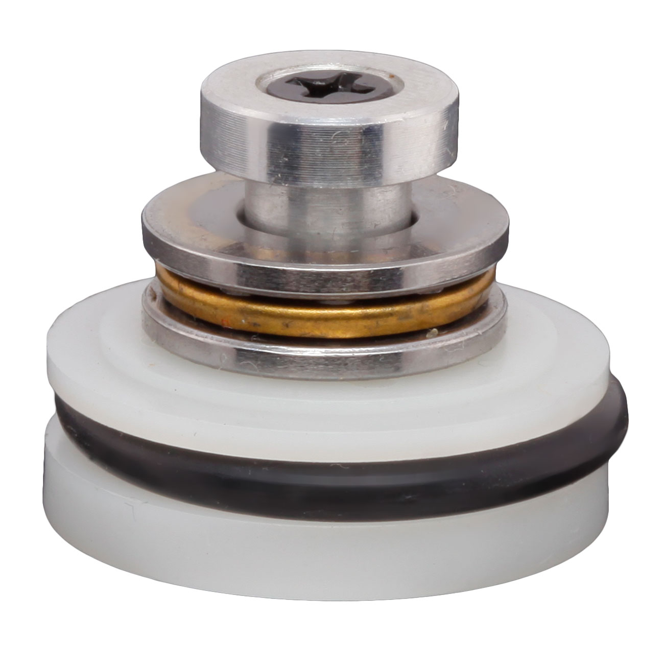 Nuprol Polymer Piston Head Vented Design inkl. Kugellager weiss Bild 3