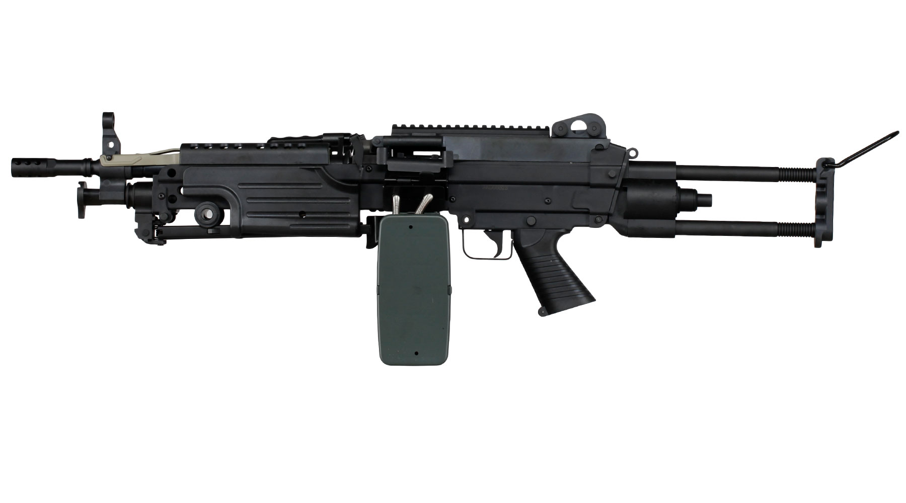 A&K M249 Para Polymergehuse AEG 6mm BB schwarz Bild 1