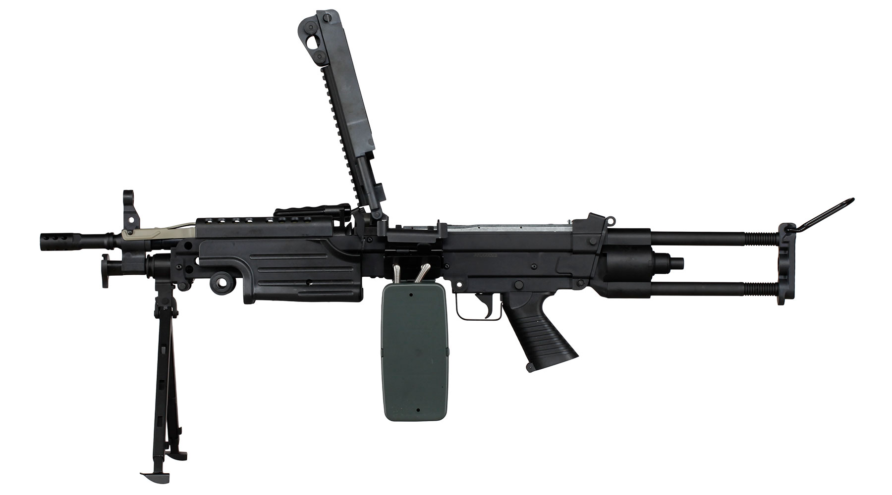 A&K M249 Para Polymergehuse AEG 6mm BB schwarz Bild 2