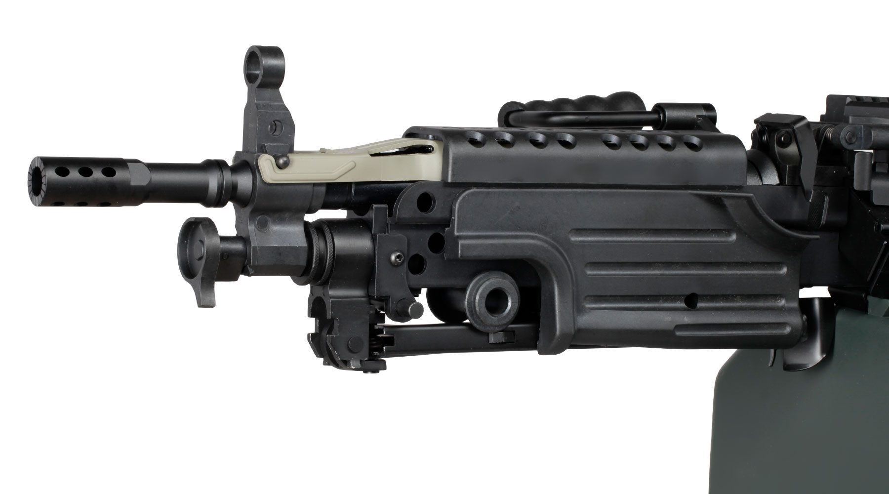 A&K M249 Para Polymergehuse AEG 6mm BB schwarz Bild 6