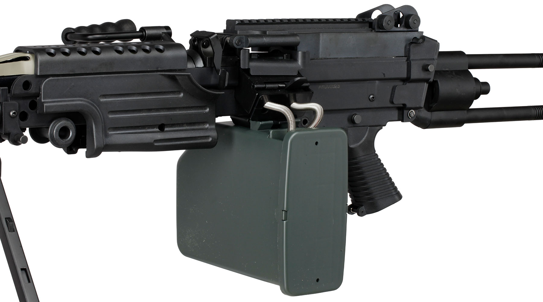 A&K M249 Para Polymergehuse AEG 6mm BB schwarz Bild 8